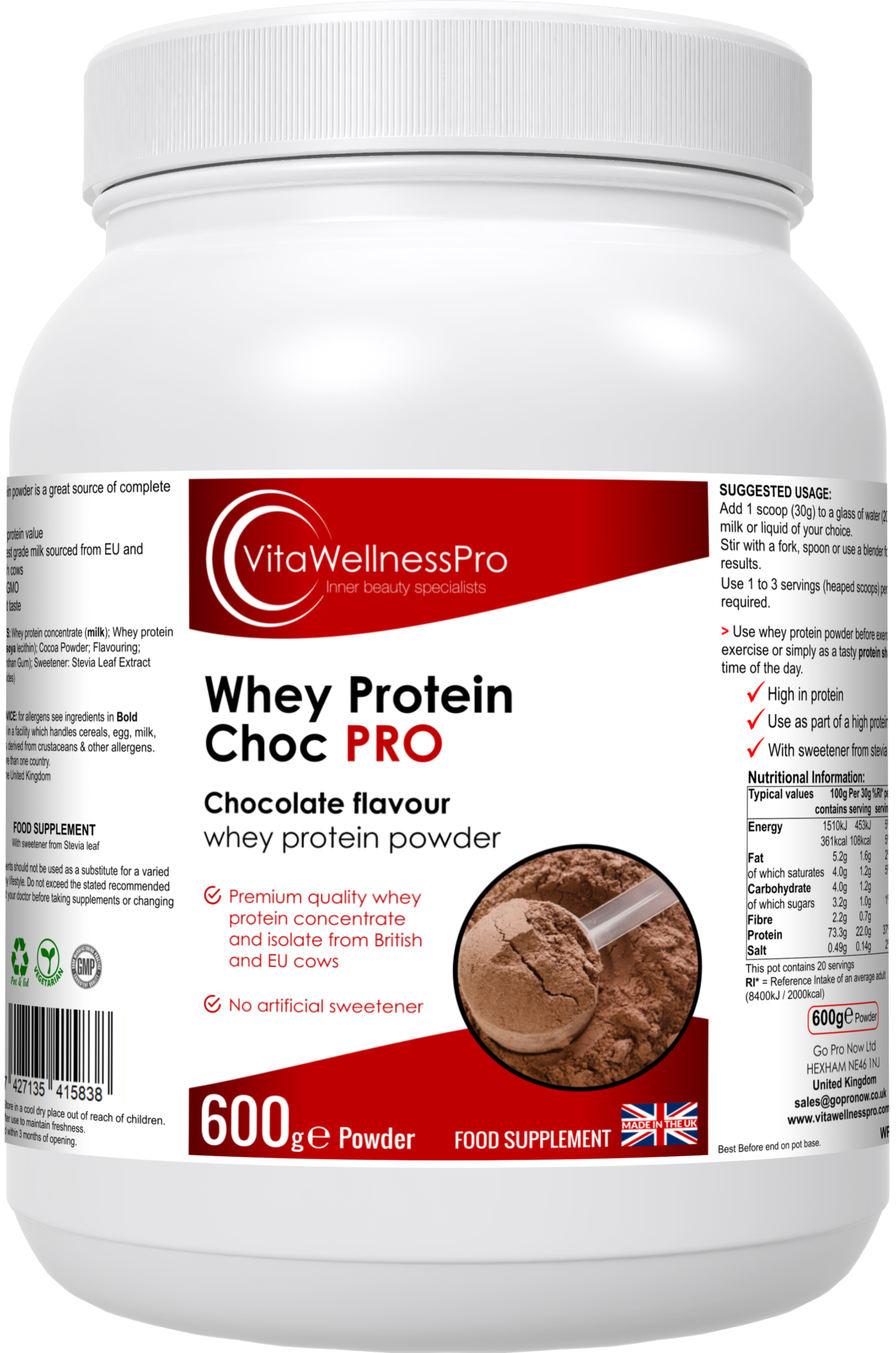 Whey Protein Powder Chocolate Flavour Daily Shakes And Protein Powder 8692